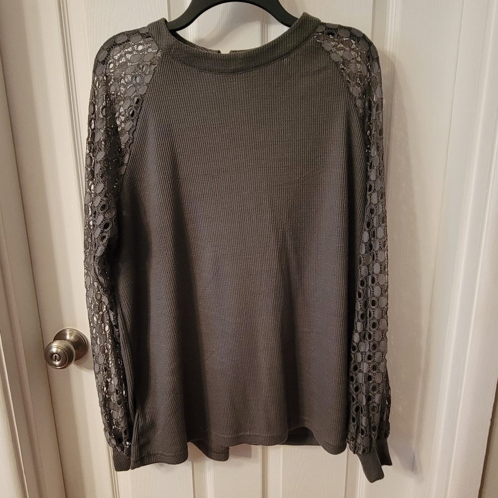 Lace Long Sleeve Top